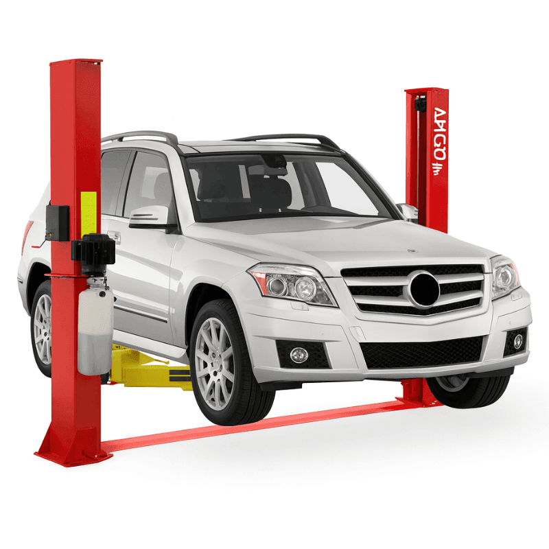 Amgo BP-12 12,000 Lb. Heavy-Duty Floor Plate 2-Post Auto Lift | Factory-Direct Pricing